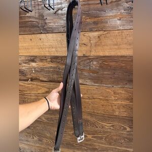 Brown stirrup leathers 48”